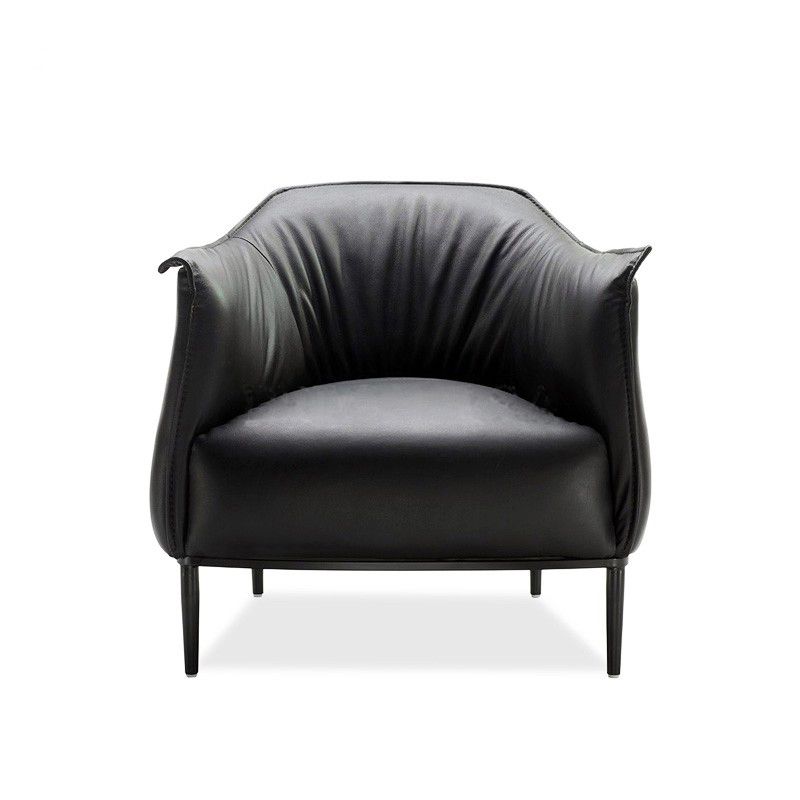 33.86"L x 33.06"W x 30.71"H Modern Tight Back Flared Arms Barrel Chair Clearhalo 'Accent Chairs' 'accent_chairs' 'Chairs & Seating' 'furn' 'furn_accent_chairs' 'Furniture' 'Living Room Furniture' 1200x1200_38394f24-b34b-4315-ba8a-437659457611