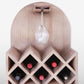 Wooden Counter Table with Stools 1/2/3 Pieces Modern Irregular Shape Pub Table Set