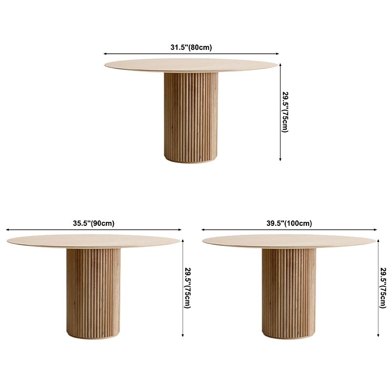Pine Solid Wood Dining Table Simple Style Round Dining Site Table with Pedestal Casual Clearhalo ' dining_table' 'Dining Tables & Seating' 'Dining Tables' 'furn' 'furn_dining_table' 'Furniture' 'furniture_dining_table' 'Kitchen & Dining Furniture' 'kitchen&dining_furn' 'kitchen' 'kitchen_dining_table' 1200x1200_383c5c18-fd20-4e12-8dcc-09ce12c9f93a
