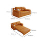 32" Wide Contemporary Futon Sofa Bed Orange Pillow Back Sleeper Sofa Clearhalo 'furn' 'furn_futons' 'Furniture' 'Futons & Daybeds' 'Futons' 'Living Room Furniture' 1200x1200_383d12b5-0cb1-416d-91d5-a959c3bbcca4