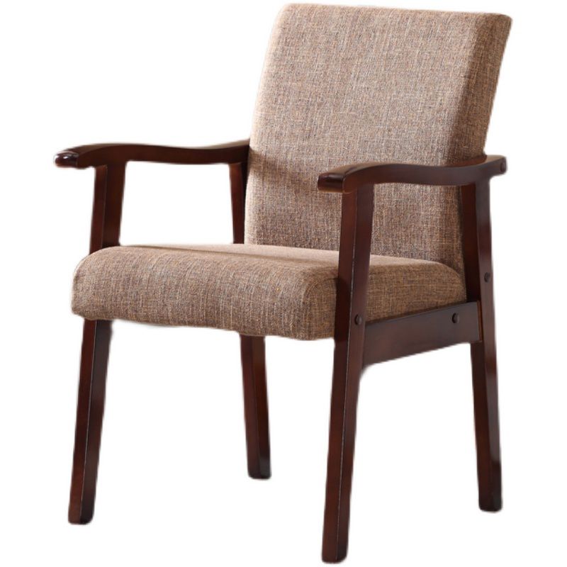 Contemporary Style Kitchen Square Dining Chair Parsons Dining Arm Chair Clearhalo ' kitchen&dining_furn' 'Dining Chairs' 'Dining Tables & Seating' 'dining_chair' 'furn' 'furn_dining_chair' 'Furniture' 'furniture_dining_chair' 'Kitchen & Dining Furniture' 'kitchen' 1200x1200_383d68b6-c449-4278-9e90-d1bee10a9b42