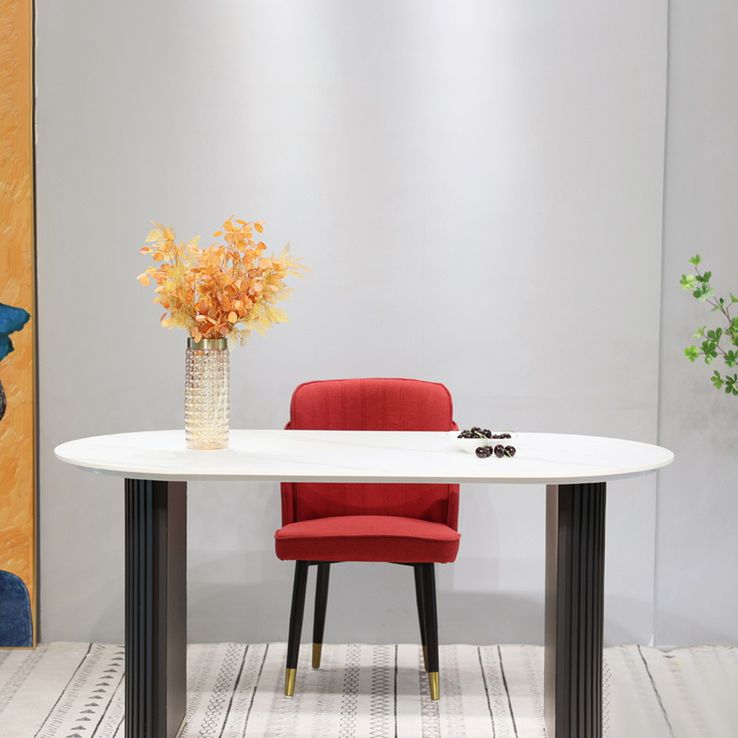 Luxury Double Pedestal Dining Site Table Stone Dining Room Furniture Clearhalo ' dining_table' 'Dining Tables & Seating' 'Dining Tables' 'furn' 'furn_dining_table' 'Furniture' 'furniture_dining_table' 'Kitchen & Dining Furniture' 'kitchen&dining_furn' 'kitchen' 'kitchen_dining_table' 1200x1200_383ee2ee-f307-4419-b45a-31fea391541b