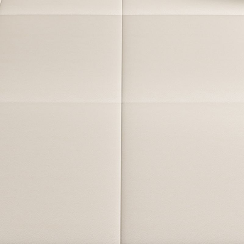 フェイクレザーソファ染色抵抗性縫製枕バックソファベッドライトブラウン