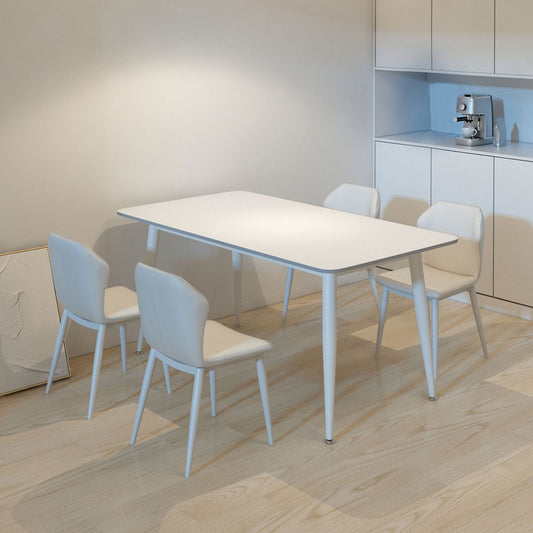 4 Legs Dinner Room Kitchen Table Rectangle Dining Room Table Clearhalo 'Dining Tables & Seating' 'Dining Tables' 'dining_table' 'furn' 'furn_dining_table' 'Furniture' 'Kitchen & Dining Furniture' 1200x1200_3840de58-5aba-4d5e-9e5d-9cfdc540efeb