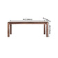 Rectangle Brown Tone Dining Table Solid Wood Table Minimalist with 4 Legs Clearhalo ' dining_table' 'Dining Tables & Seating' 'Dining Tables' 'furn' 'furn_dining_table' 'Furniture' 'furniture_dining_table' 'Kitchen & Dining Furniture' 'kitchen&dining_furn' 'kitchen' 'kitchen_dining_table' 1200x1200_3841a72a-3b96-429e-b8f1-9dc8562948b1
