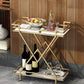 Open Storage Modern Prep Table Home Dining Rectangular Prep Table