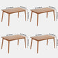 Modern Style 4 Legs Dining Table Solid Wood Dining Room Collection for Indoor Clearhalo ' dining_table' 'Dining Tables & Seating' 'Dining Tables' 'furn' 'furn_dining_table' 'Furniture' 'furniture_dining_table' 'Kitchen & Dining Furniture' 'kitchen&dining_furn' 'kitchen' 'kitchen_dining_table' 1200x1200_3845a46d-566f-4c7c-9e7d-65f84d3e6fe4