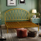 Open-Frame Bed,47.24" H Arched Headboard Slat Bed with Metal Legs Clearhalo 'Bedroom Furniture' 'Beds' 'furn' 'furn_beds' 'Furniture' 1200x1200_38495bcf-0a16-4c84-a06f-2c855e3a1b99