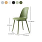 Scandinavian Armless Plastic Side Chair Solid Back Chair for Home Clearhalo ' kitchen&dining_furn' 'Dining Chairs' 'Dining Tables & Seating' 'dining_chair' 'furn' 'furn_dining_chair' 'Furniture' 'furniture_dining_chair' 'Kitchen & Dining Furniture' 'kitchen' 1200x1200_384a38a2-b9f6-4e02-9144-6f543bea41b4