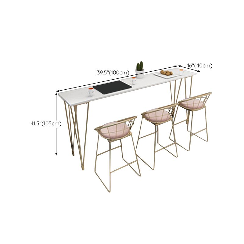 Rectangle Bar Table Contemporary Pub Table for Indoor and Breakroom Clearhalo 'Bar Furniture' 'Bar Tables' 'bar_tables' 'furn' 'furn_bar_tables' 'Furniture' 'Kitchen & Dining Furniture' 1200x1200_384c8256-1038-493e-8dc0-deeccbf2f20a