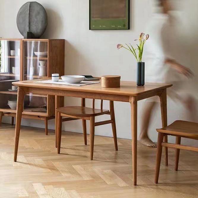 Pine Solid Wood Table Contemporary Rectangle Dining Table for Kitchen Home Clearhalo ' dining_table' 'Dining Tables & Seating' 'Dining Tables' 'Furniture' 'furniture_dining_table' 'Kitchen & Dining Furniture' 'kitchen&dining_furn' 'kitchen' 'kitchen_dining_table' 1200x1200_384e315a-a2ac-4bea-9a43-0b00f9c973e4