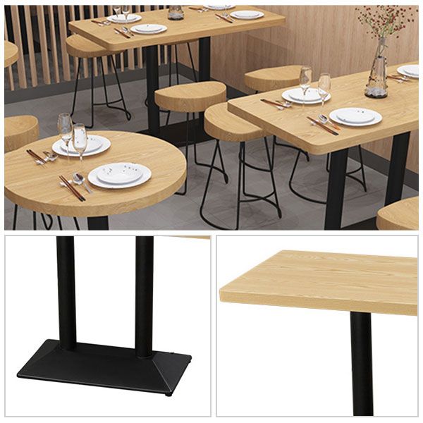 Industrial Style Dining Room Table Home Kitchen Dinner Furniture with Metal Base Clearhalo ' dining_table' 'Dining Tables & Seating' 'Dining Tables' 'furn' 'furn_dining_table' 'Furniture' 'furniture_dining_table' 'Kitchen & Dining Furniture' 'kitchen&dining_furn' 'kitchen' 'kitchen_dining_table' 1200x1200_384f331a-2c66-48f2-993c-76c5407f2bab