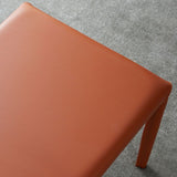 Designer Style Leather Solid Back Side Chair Matte Finish Home Dining Chair Clearhalo ' kitchen&dining_furn' 'Dining Chairs' 'Dining Tables & Seating' 'dining_chair' 'furn' 'furn_dining_chair' 'Furniture' 'furniture_dining_chair' 'Kitchen & Dining Furniture' 'kitchen' 1200x1200_384f3b5d-53d7-404a-af74-39c2932df272