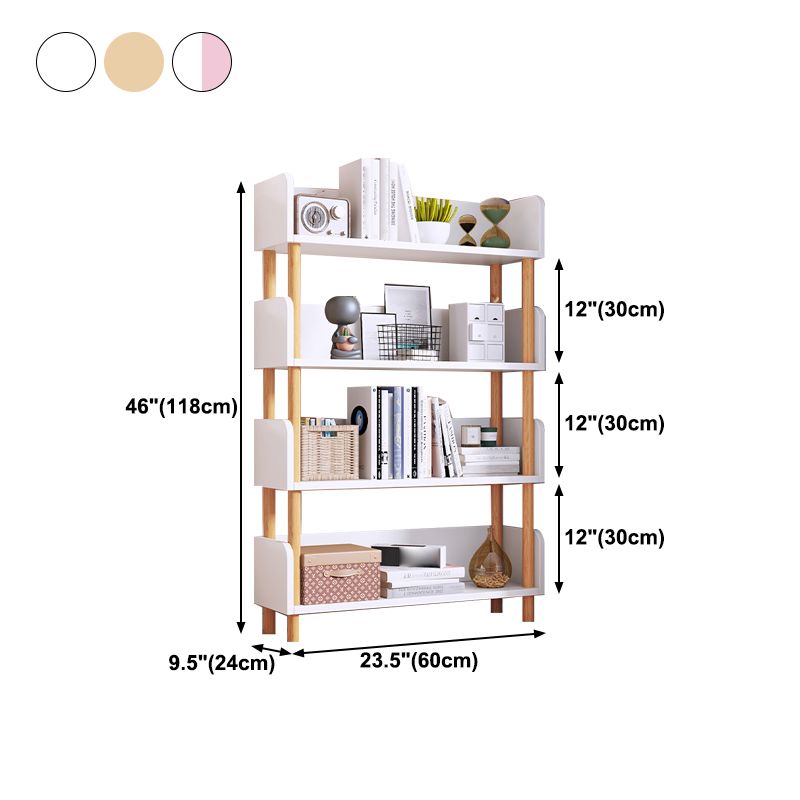 Manufactured Wood Etagere Bookshelf Modern Vertical Open Bookshelf Clearhalo 'Bookcases' 'furn' 'furn_bookcases' 'Furniture' 'furniture_bookcases' 'kitchen' 'kitchen_bookcases' 'Living Room Furniture' 'Office Furniture' 1200x1200_38506afb-debc-4285-8a9f-d5c859313c6b
