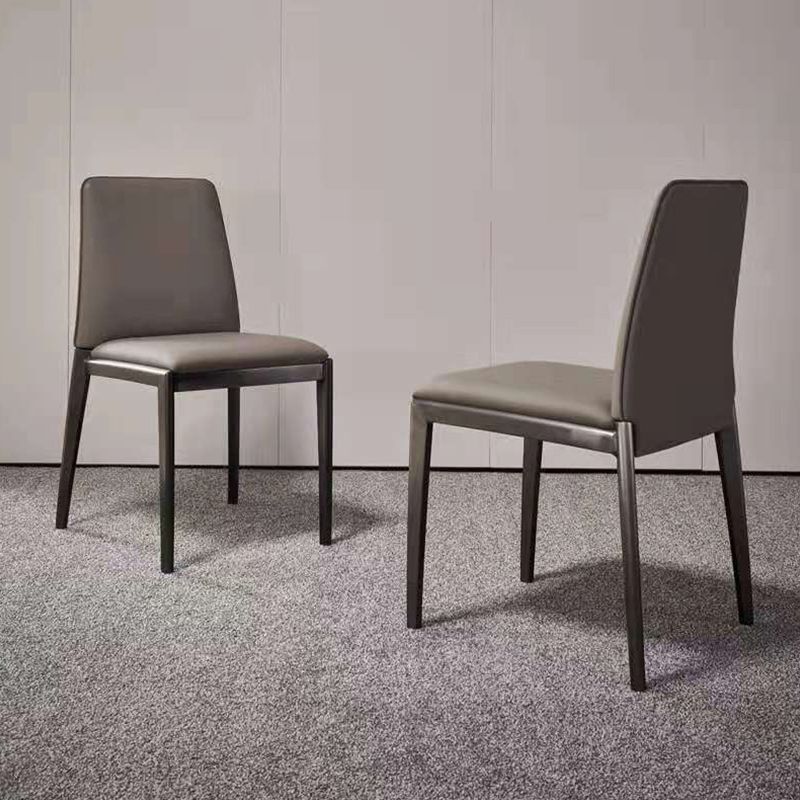 Designer Style 1/2/5/7 Pieces Dining Set Sintered Stone Top Table with Leather Chairs Clearhalo 'Dining Room Sets' 'Dining Tables & Seating' 'dining_room_set' 'furn' 'furn_dining_room_set' 'Furniture' 'furniture_dining_room_set' 'Kitchen & Dining Furniture' 1200x1200_38506b69-81b9-46f7-bb3c-5c474d9e3ce7