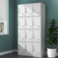 Contemporary Style Wardrobe White Metal Wardrobe Closet for Home Clearhalo 'Armoires & Wardrobes' 'armoires_wardrobes' 'Bedroom Furniture' 'furn' 'furn_armoires_wardrobes' 'Furniture' 1200x1200_38567b67-5712-4d0d-b189-79b48a2d45aa