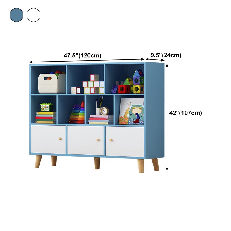 Wooden Shelf Bookcase Closed Back Bookshelf with Doors for Office Clearhalo 'Bookcases' 'furn' 'furn_bookcases' 'Furniture' 'furniture_bookcases' 'Office Furniture' 1200x1200_38594a3c-4984-4a31-80fc-c5a3508713d2