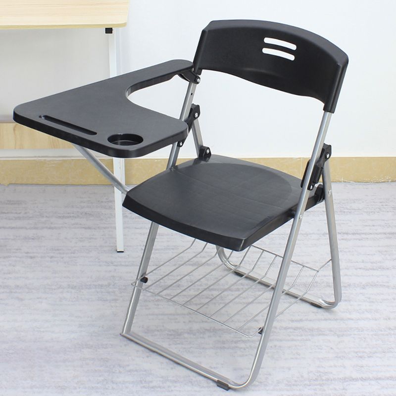 Modern Plastic and Metal Desk Chair with Low Back Home Office Chair Clearhalo 'furn' 'furn_office_chair' 'Furniture' 'furniture_office_chair' 'Office Chairs' 'Office Furniture' 'office_chair' 1200x1200_3859888c-8af8-46d0-8af7-2c68fb3c663b