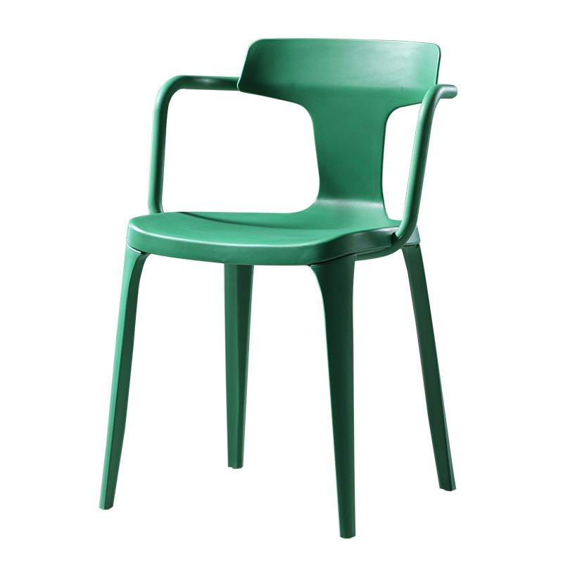Contemporary Style Plastic Dining Chairs Dining Arm Side Chairs for Kitchen Clearhalo ' kitchen&dining_furn' 'Dining Chairs' 'Dining Tables & Seating' 'dining_chair' 'furn' 'furn_dining_chair' 'Furniture' 'furniture_dining_chair' 'Kitchen & Dining Furniture' 'kitchen' 1200x1200_3859da4e-b054-46f0-a81f-e8cc3bcfebf9