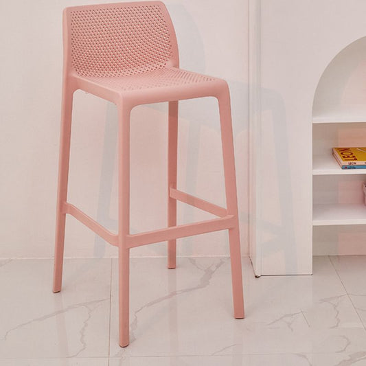 Modern Style Bar-stool Plastic Counter Bar Stool for Kitchen Bar with Plastic Legs Clearhalo 'Bar Furniture' 'Bar Stools' 'bar_stools' 'furn' 'furn_bar_stools' 'Furniture' 'furniture_bar_stools' 'Kitchen & Dining Furniture' 1200x1200_385a7362-03ff-4ef7-ae9c-ab174c74fdb1