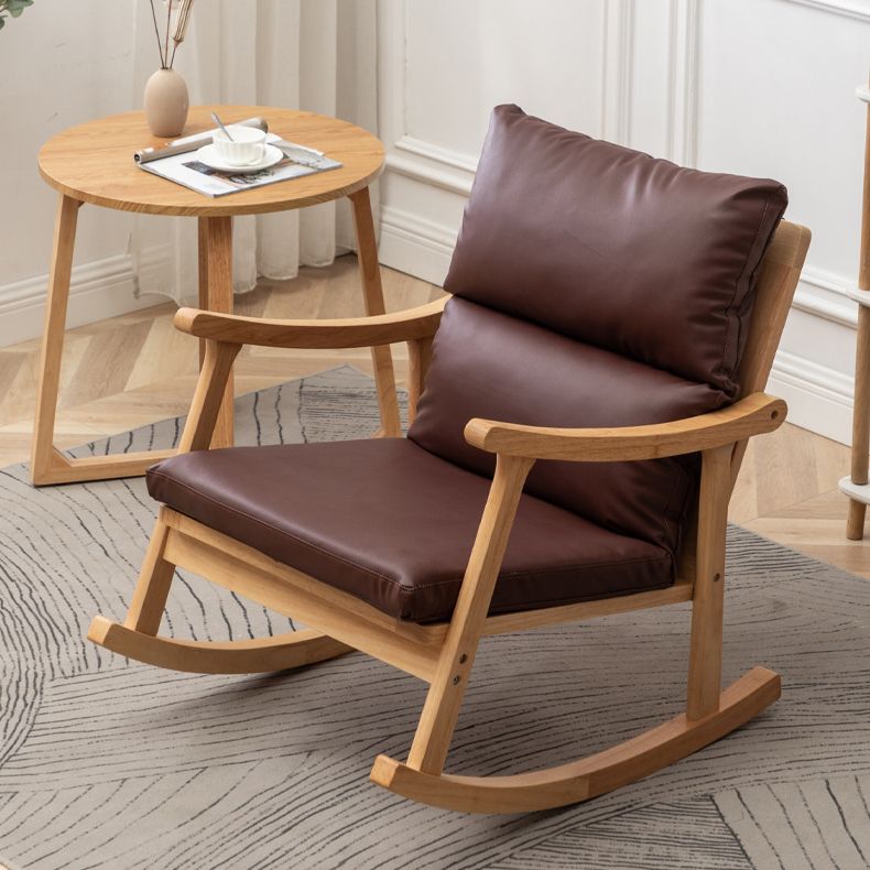 Chaise à bascule du canapé moderne du milieu du siècle chaise à bascule paresseuse pour la maison