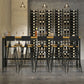 Rectangular Pine Wood Top Bistro Table Industrial Bar Table with Metal Trestle Base Clearhalo 'Bar Furniture' 'Bar Tables' 'bar_tables' 'furn' 'furn_bar_tables' 'Furniture' 'Kitchen & Dining Furniture' 1200x1200_385ab3ef-b9f2-425e-a029-21e03af9c99d