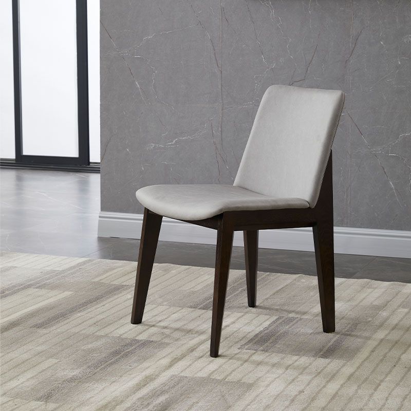 Contemporary Style Wooden Dining Chairs Dining Armless Side Chairs for Kitchen Clearhalo ' kitchen&dining_furn' 'Dining Chairs' 'Dining Tables & Seating' 'dining_chair' 'furn' 'furn_dining_chair' 'Furniture' 'furniture_dining_chair' 'Kitchen & Dining Furniture' 'kitchen' 1200x1200_385b94fe-dda9-4dbe-b1fd-e408eb5ba12e