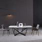 Modern Dining Set 1/4/5/7 Pcs Rectangle Dining Table with Wingback Chairs Clearhalo 'Dining Room Sets' 'Dining Tables & Seating' 'dining_room_set' 'furn' 'furn_dining_room_set' 'Furniture' 'Kitchen & Dining Furniture' 1200x1200_385ba19a-5496-4291-9e52-589e04a509bd