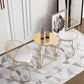 Traditional Luxury Dining Table Round Dining Room Furniture,19.7"L x 19.7"W x 25.6"H Clearhalo ' dining_table' 'Dining Tables & Seating' 'Dining Tables' 'furn' 'furn_dining_table' 'Furniture' 'furniture_dining_table' 'Kitchen & Dining Furniture' 'kitchen&dining_furn' 'kitchen' 'kitchen_dining_table' 1200x1200_385becca-7f76-4728-830d-5d50fc2fe746