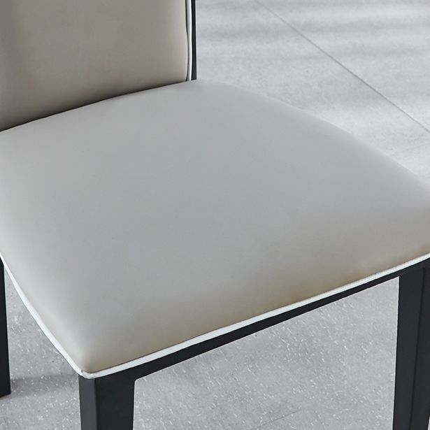 Zeitgenössischer Stil Seitstuhl Metall Esszimmerstuhl für Küche