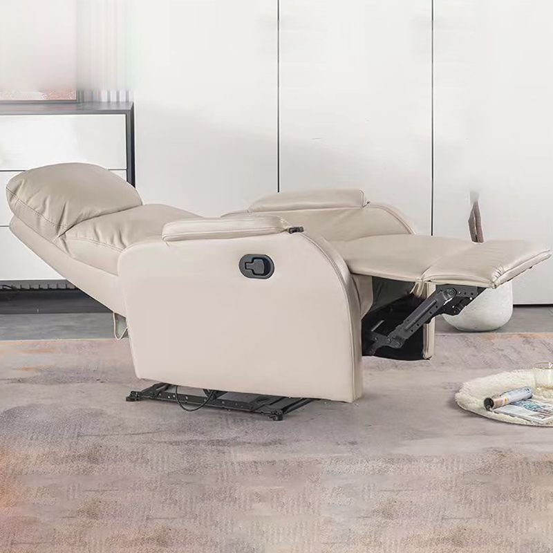 Sedia da reclinabile manuale di poltrona in vetro in vetro in finta poltrone con lombare