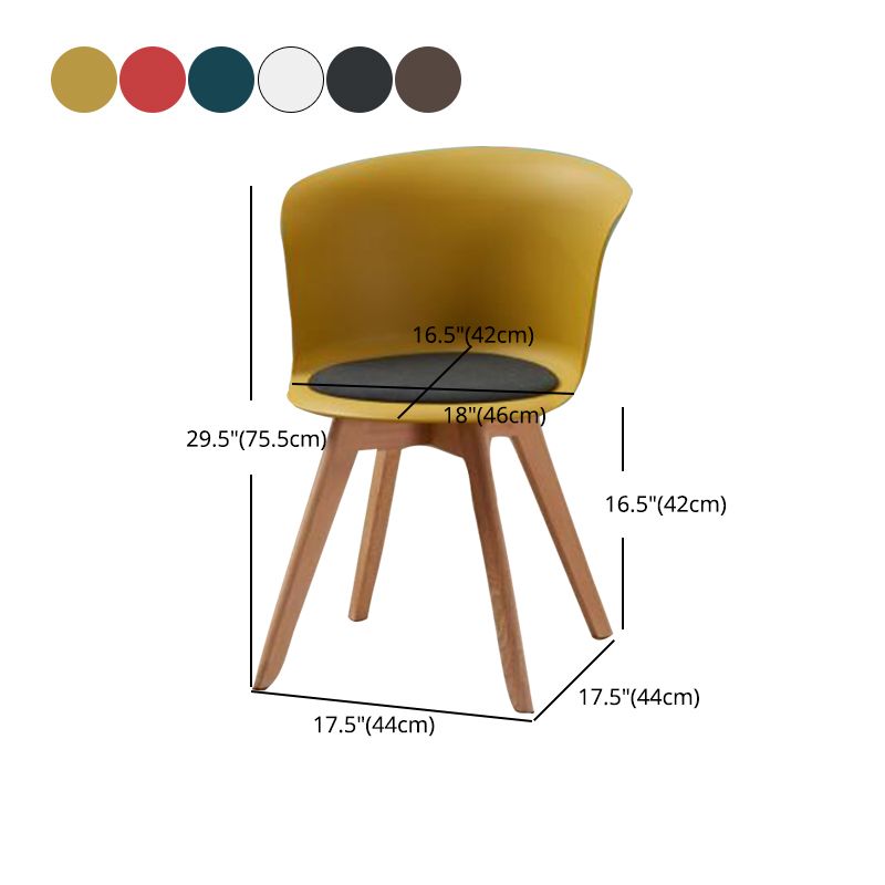 Contemporary Style Side Chair Oak Solid Wood Dining Side Chair Clearhalo 'Dining Chairs' 'Dining Tables & Seating' 'dining_chair' 'furn' 'furn_dining_chair' 'Furniture' 'furniture_dining_chair' 'Kitchen & Dining Furniture' 1200x1200_385ec392-f87d-49ba-b837-5e6737d62b19