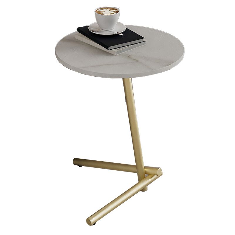 Pedestal Round End Table Minimalist Side End Table for Living Room Clearhalo 'Coffee & Accent Tables' 'End & Side Tables' 'end_side_tables' 'furn' 'furn_end_side_tables' 'Furniture' 'Living Room Furniture' 1200x1200_385f32bb-eec9-45cc-af35-523cafa9c720