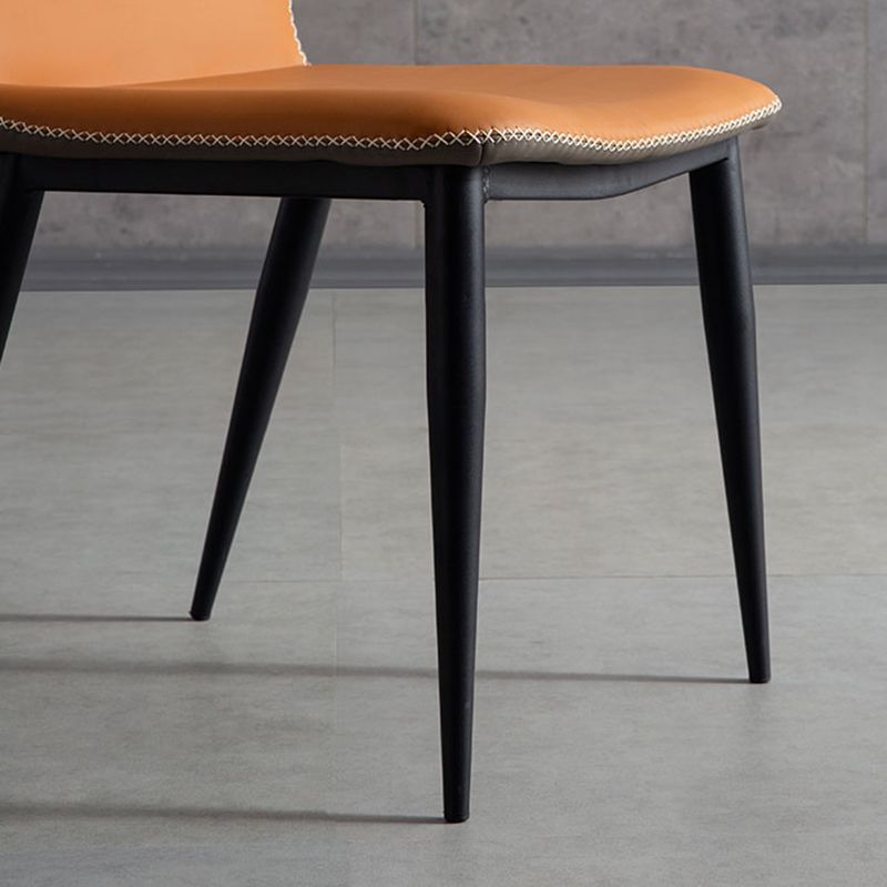 Industrial Indoor Side Chair Wingback Metal Upholstered Dining Room Chair (Set of 2) Clearhalo ' kitchen&dining_furn' 'Dining Chairs' 'Dining Tables & Seating' 'dining_chair' 'furn' 'furn_dining_chair' 'Furniture' 'furniture_dining_chair' 'Kitchen & Dining Furniture' 'kitchen' 1200x1200_38603d02-f689-48fd-9e99-d998fe6c7c91