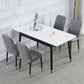 Contemporary Rectangle Dining Room Table White Sintered Stone Table with 4 Legs Clearhalo ' dining_table' 'Dining Tables & Seating' 'Dining Tables' 'furn' 'furn_dining_table' 'Furniture' 'furniture_dining_table' 'Kitchen & Dining Furniture' 'kitchen&dining_furn' 'kitchen' 'kitchen_dining_table' 1200x1200_3862b48e-c39f-4566-80c6-ce24a7f6e4bc
