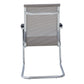 Chaise de bureau à cadre argenté sans fauteuil AirGrid pénible avec respirabilité