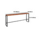 Juego de mesa de Bar Industrial de 1/6/9/11 piezas, mesa de mostrador rectangular de madera de pino con taburetes