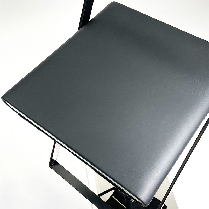 Tabouret de bar en cuir tabouret de comptoir industriel pour le salon