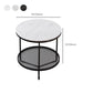 21"H Contemporary Cocktail Table Storage Round Coffee Cocktail Table Clearhalo 'Coffee & Accent Tables' 'Coffee Tables' 'coffee_tables' 'furn' 'furn_coffee_tables' 'Furniture' 'Living Room Furniture' 1200x1200_386950f8-d7e1-41a1-8614-9283a28da140