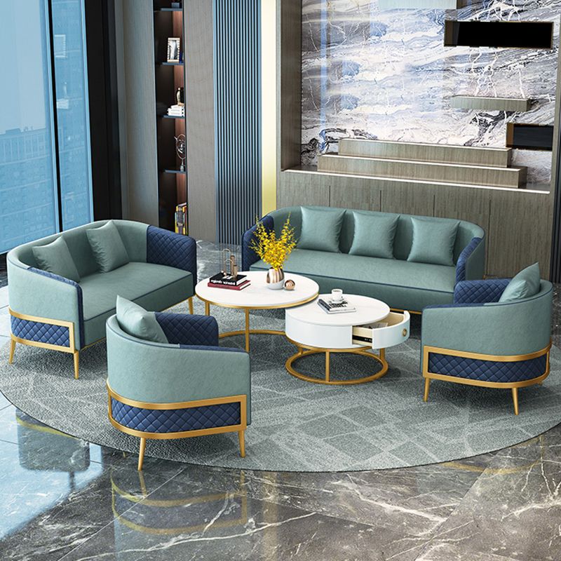 27,55 "W x 29,52" H divano a braccio inclinata in pelle finta divano standard contemporaneo