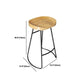 Modern Counter Height Pub Set 1/2/4/7 Pcs Solid Wood Top Bar Table and Bar Stools Clearhalo 'Bar Furniture' 'furn' 'furn_home_bar_bar_sets' 'Furniture' 'Home Bars & Bar Sets' 'home_bar_bar_sets' 'Kitchen & Dining Furniture' 1200x1200_386cede3-6066-452d-b3c1-dc09d635f71f