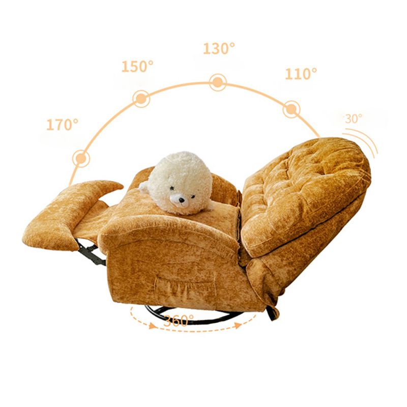 Sedia a sdraio per recliner di reclinati manuale di rocker rober girevole.