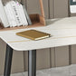 Modern Stone Office Desk 29.53 "Tall Parsons Base Writing Desk