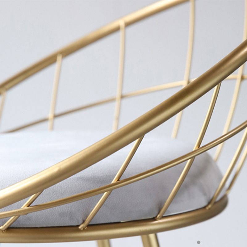 Finitura opaca contemporanea sgabello da bar in ferro footrest sgabello