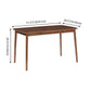 Modern Style Rectangle Dining Room Table Set Solid Wood Top Dinette Set with 4 Legs Table Clearhalo 'Dining Room Sets' 'Dining Tables & Seating' 'dining_room_set' 'furn' 'furn_dining_room_set' 'Furniture' 'furniture_dining_room_set' 'Kitchen & Dining Furniture' 'kitchen&dining_furn' 'kitchen' 1200x1200_3875f6c1-4a64-48d6-a6bb-cd114f0d1c29