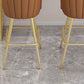 Contemporary Upholstered Counter Stool Rectangle Bar-height Bar Stool for Living Room