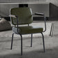 Industrial Style Upholstered Side Chairs with 4 Metal Black Legs Dining Chairs Clearhalo ' kitchen&dining_furn' 'Dining Chairs' 'Dining Tables & Seating' 'dining_chair' 'furn' 'furn_dining_chair' 'Furniture' 'furniture_dining_chair' 'Kitchen & Dining Furniture' 'kitchen' 1200x1200_3876e3c8-0326-4feb-b162-f0a88fc77570