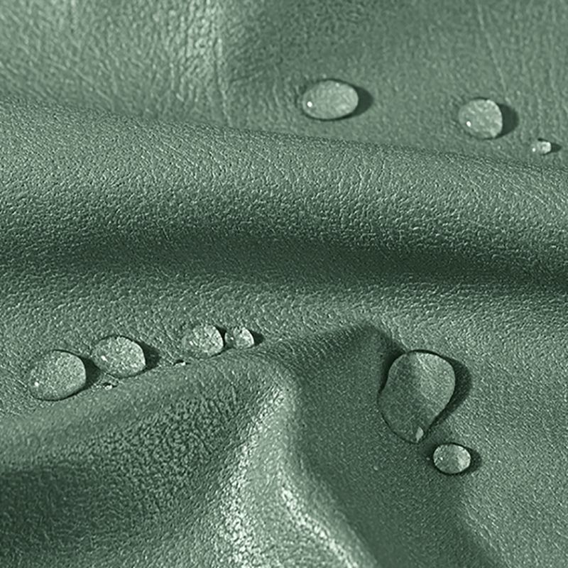 Schuine arm faux lederen sofa Nordic 26 "h zitplaatsen met een enkel kussen