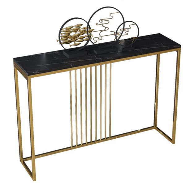 Modern Console Accent Table Antique Finish Console Sofa Table Clearhalo 'Console Tables' 'console_tables' 'Entry & Mudroom Furniture' 'furn' 'furn_console_tables' 'Furniture' 1200x1200_387cdb96-d40f-4cb5-86fa-77faa545c1d6