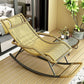 Modern Recliner Chair Color Block Rattan Rocker Chair with Dark Legs Clearhalo 'Chairs & Seating' 'furn' 'furn_rocking_chairs' 'Furniture' 'Living Room Furniture' 'Rocking Chairs' 'rocking_chairs' 1200x1200_387d3711-67fb-4b18-ab2e-dc9009ffed50